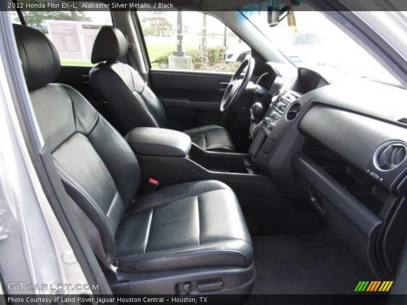 Alabaster Silver Metallic / Black 2012 Honda Pilot EX-L