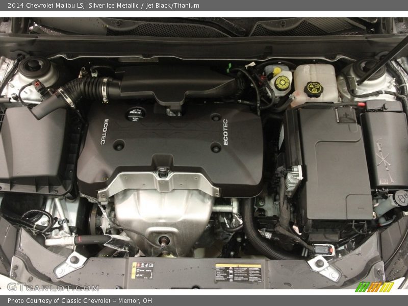 Silver Ice Metallic / Jet Black/Titanium 2014 Chevrolet Malibu LS