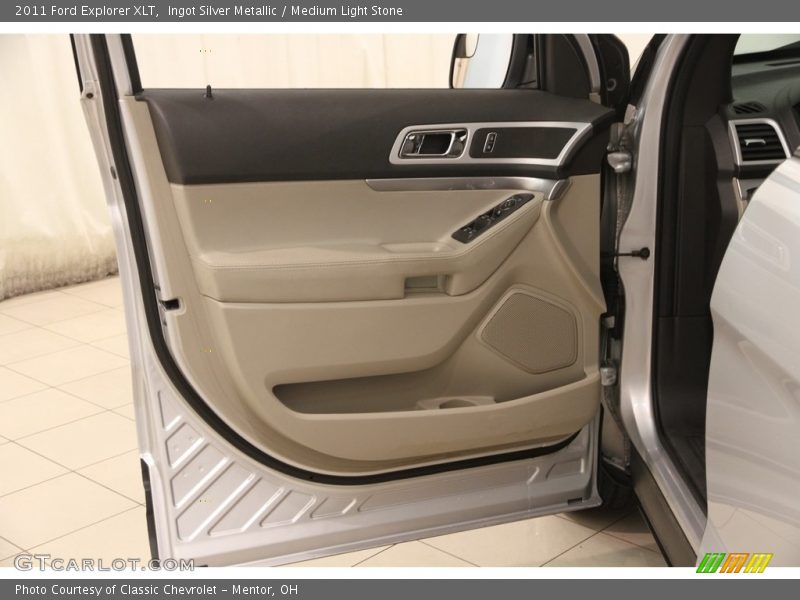 Ingot Silver Metallic / Medium Light Stone 2011 Ford Explorer XLT