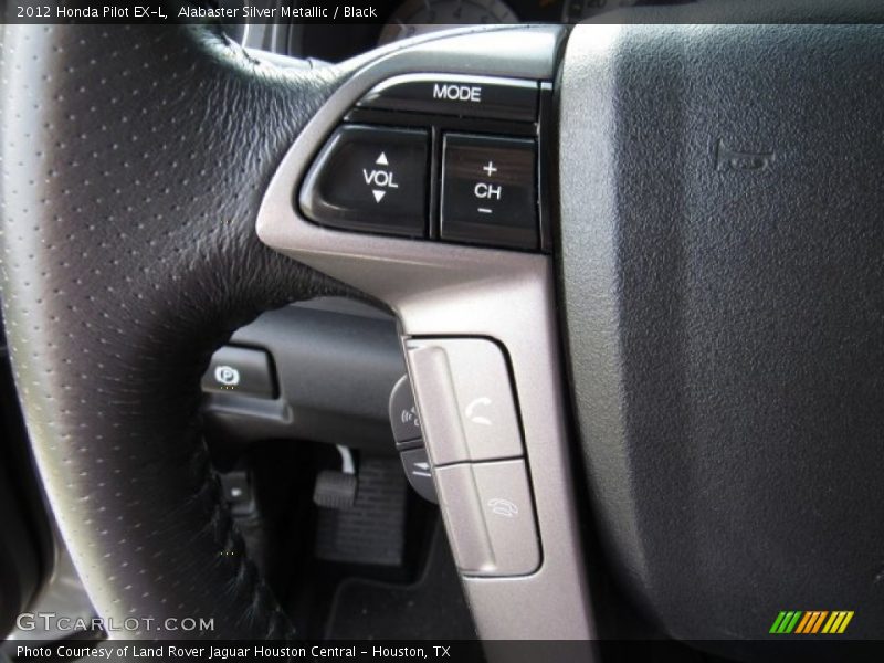 Alabaster Silver Metallic / Black 2012 Honda Pilot EX-L