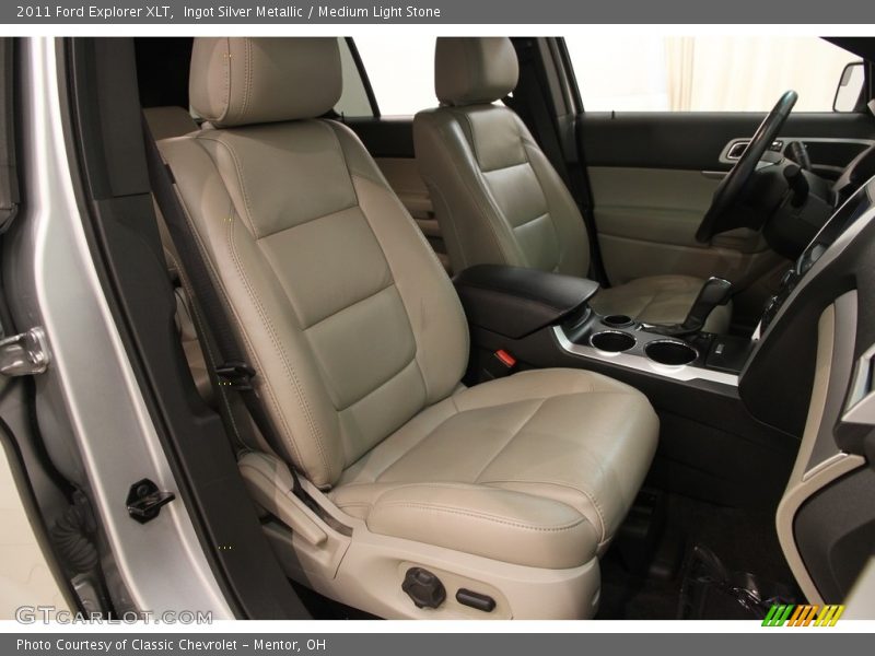 Ingot Silver Metallic / Medium Light Stone 2011 Ford Explorer XLT