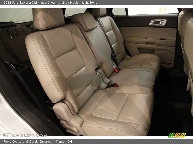 Ingot Silver Metallic / Medium Light Stone 2011 Ford Explorer XLT