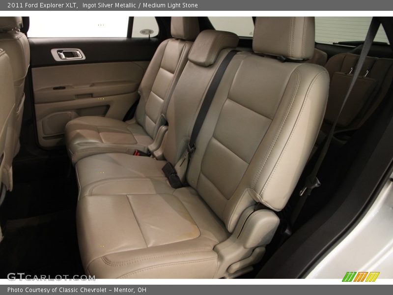 Ingot Silver Metallic / Medium Light Stone 2011 Ford Explorer XLT