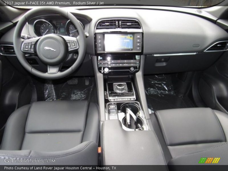 Rodium Silver / Jet 2017 Jaguar F-PACE 35t AWD Premium