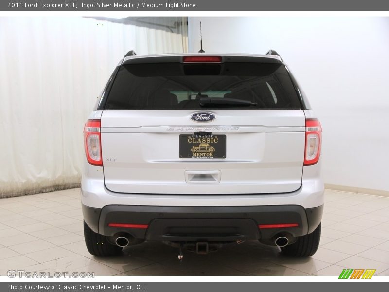 Ingot Silver Metallic / Medium Light Stone 2011 Ford Explorer XLT