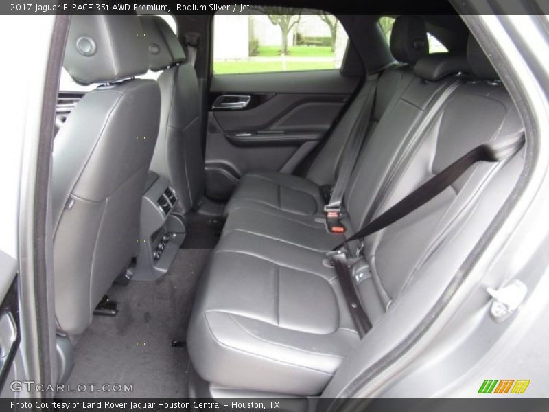 Rodium Silver / Jet 2017 Jaguar F-PACE 35t AWD Premium