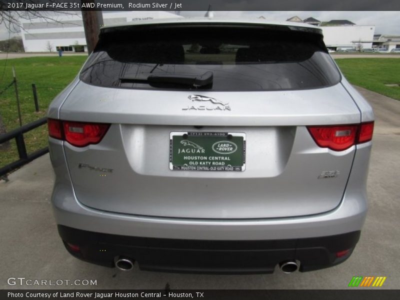 Rodium Silver / Jet 2017 Jaguar F-PACE 35t AWD Premium