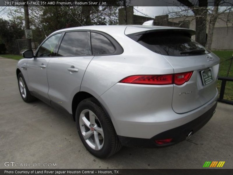 Rodium Silver / Jet 2017 Jaguar F-PACE 35t AWD Premium