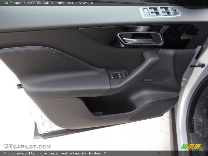 Rodium Silver / Jet 2017 Jaguar F-PACE 35t AWD Premium