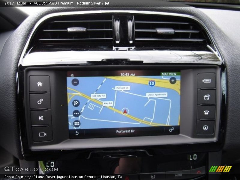Rodium Silver / Jet 2017 Jaguar F-PACE 35t AWD Premium