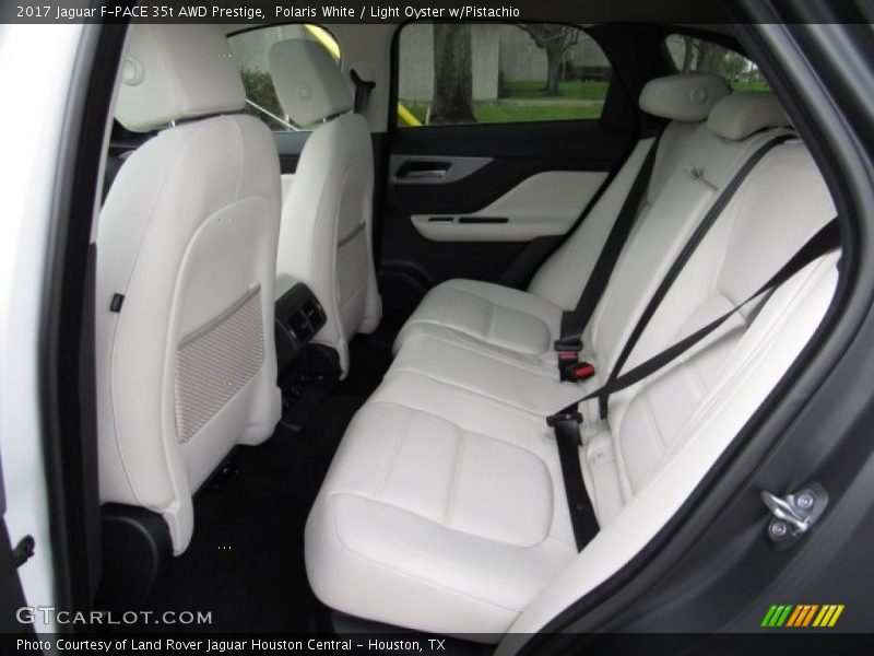 Polaris White / Light Oyster w/Pistachio 2017 Jaguar F-PACE 35t AWD Prestige