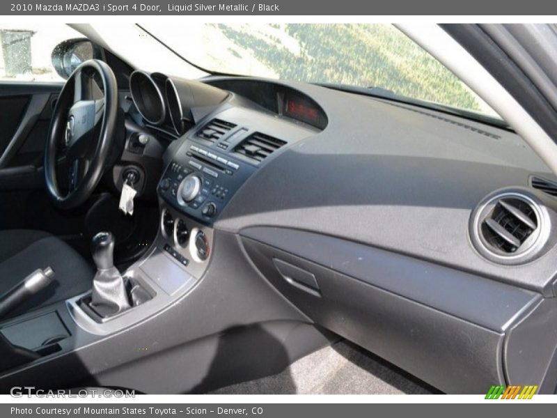 Liquid Silver Metallic / Black 2010 Mazda MAZDA3 i Sport 4 Door