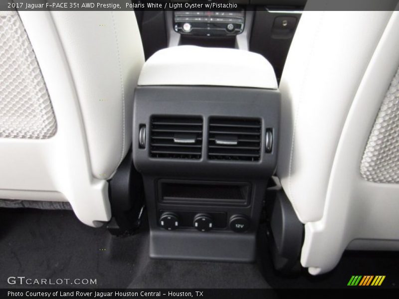 Polaris White / Light Oyster w/Pistachio 2017 Jaguar F-PACE 35t AWD Prestige