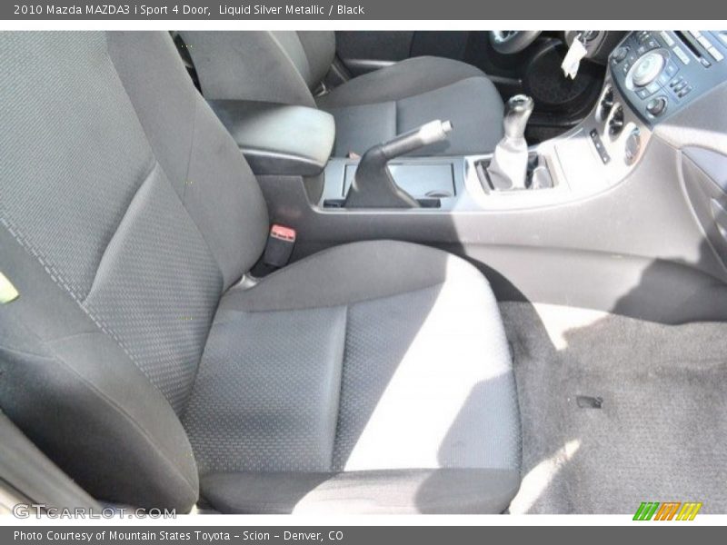 Liquid Silver Metallic / Black 2010 Mazda MAZDA3 i Sport 4 Door