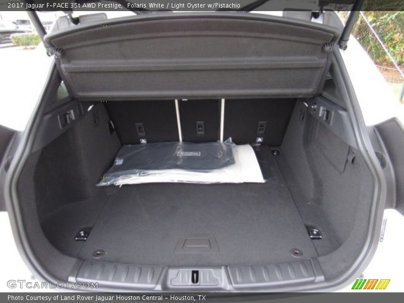 Polaris White / Light Oyster w/Pistachio 2017 Jaguar F-PACE 35t AWD Prestige