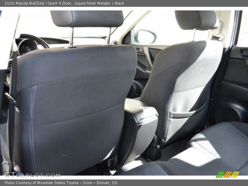 Liquid Silver Metallic / Black 2010 Mazda MAZDA3 i Sport 4 Door