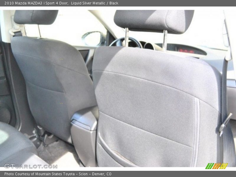Liquid Silver Metallic / Black 2010 Mazda MAZDA3 i Sport 4 Door