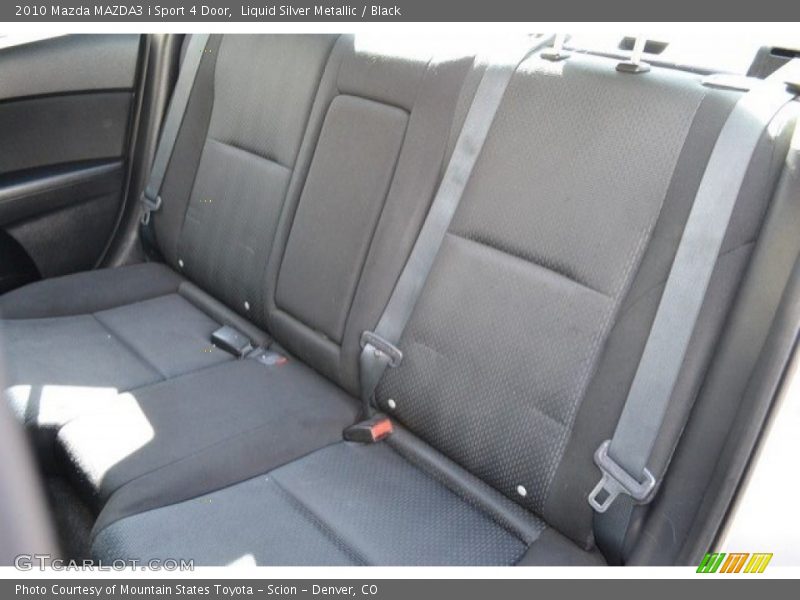 Liquid Silver Metallic / Black 2010 Mazda MAZDA3 i Sport 4 Door
