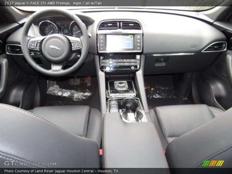 Ingot / Jet w/Tan 2017 Jaguar F-PACE 35t AWD Prestige