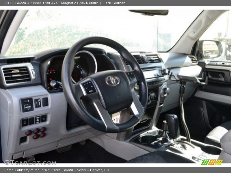Magnetic Gray Metallic / Black Leather 2012 Toyota 4Runner Trail 4x4