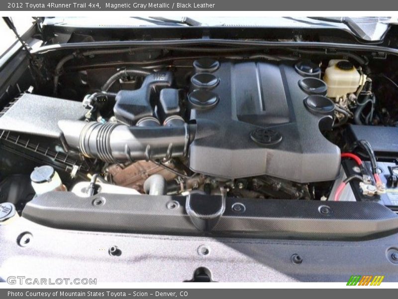 Magnetic Gray Metallic / Black Leather 2012 Toyota 4Runner Trail 4x4