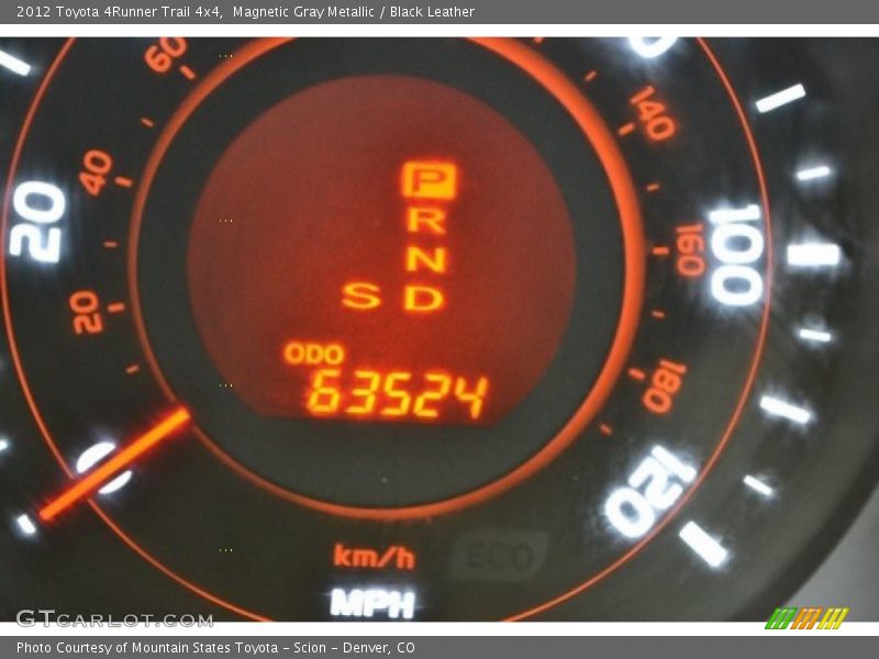 Magnetic Gray Metallic / Black Leather 2012 Toyota 4Runner Trail 4x4