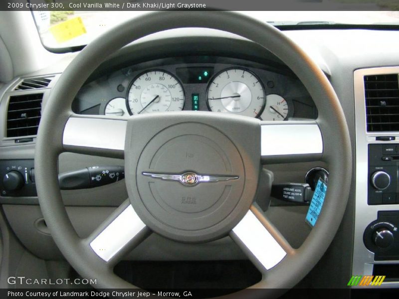 Cool Vanilla White / Dark Khaki/Light Graystone 2009 Chrysler 300