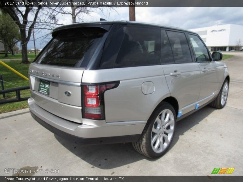 Aruba Metallic / Espresso/Almond 2017 Land Rover Range Rover Supercharged