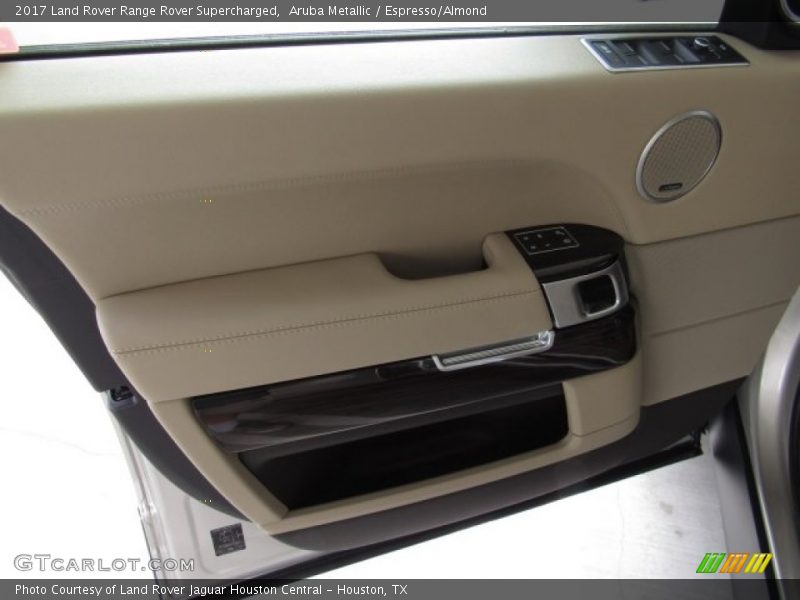 Aruba Metallic / Espresso/Almond 2017 Land Rover Range Rover Supercharged