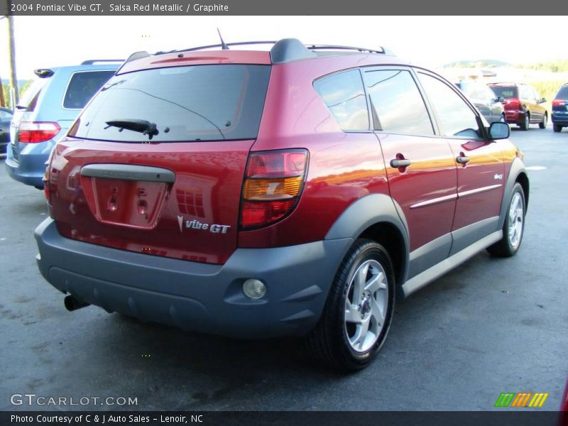 Salsa Red Metallic / Graphite 2004 Pontiac Vibe GT