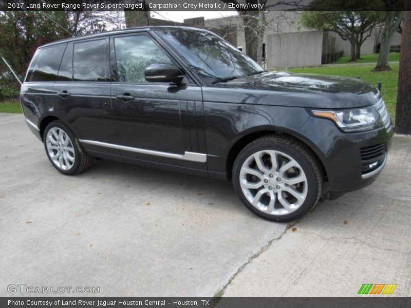 Carpathian Grey Metallic / Ebony/Ivory 2017 Land Rover Range Rover Supercharged