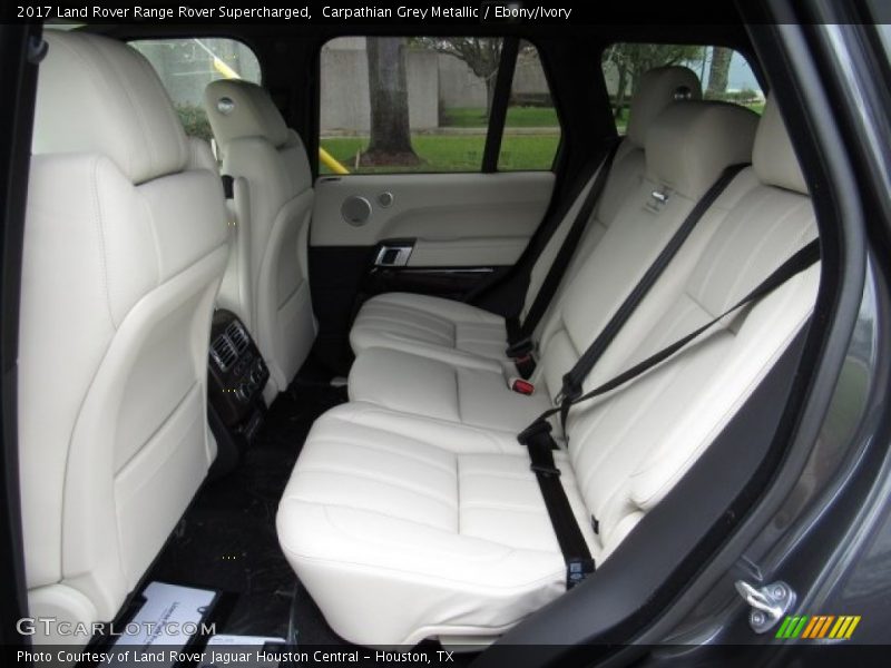 Rear Seat of 2017 Range Rover Supercharged