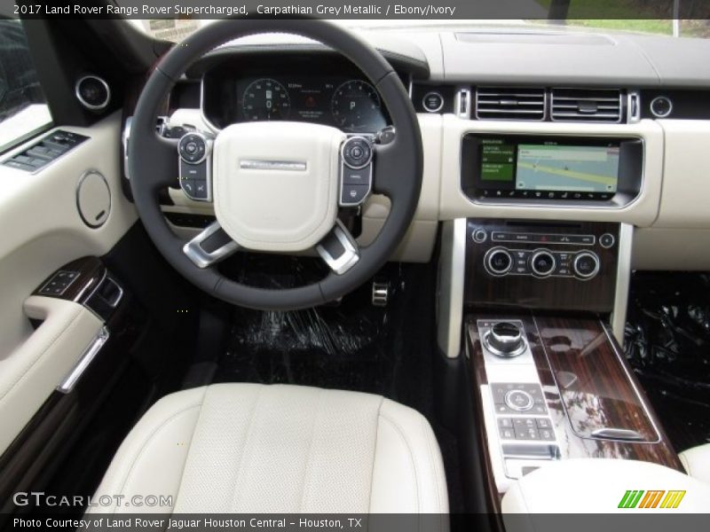 Carpathian Grey Metallic / Ebony/Ivory 2017 Land Rover Range Rover Supercharged