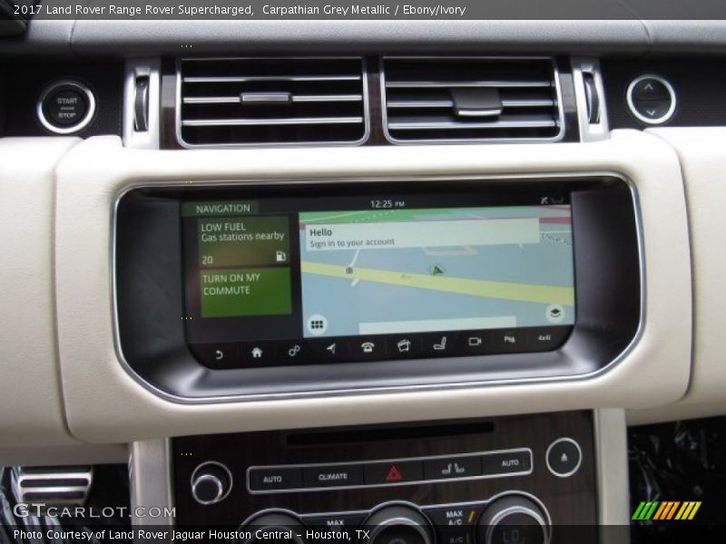 Dashboard of 2017 Range Rover Supercharged