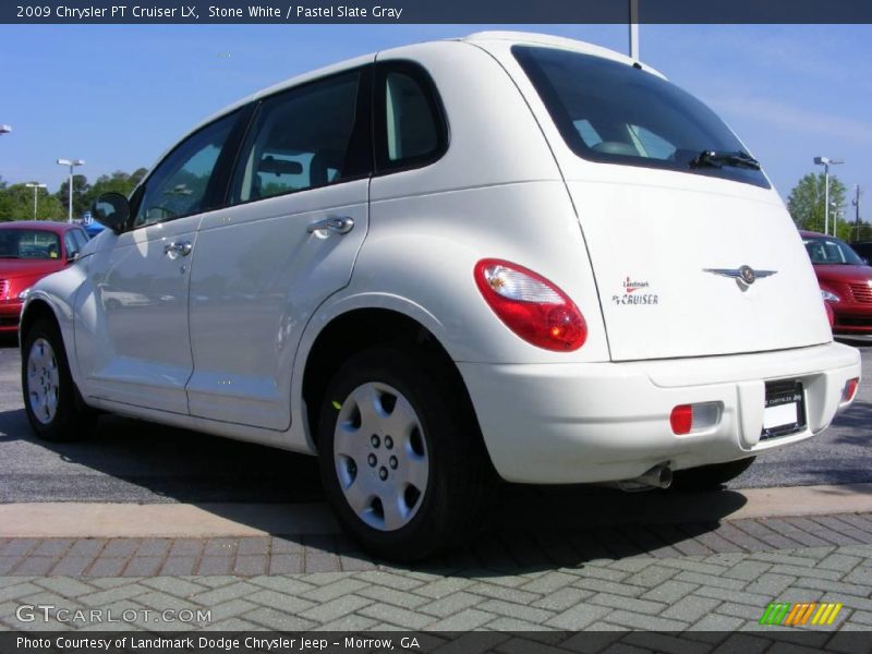 Stone White / Pastel Slate Gray 2009 Chrysler PT Cruiser LX
