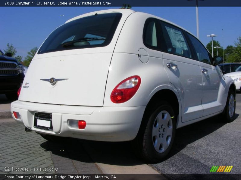 Stone White / Pastel Slate Gray 2009 Chrysler PT Cruiser LX