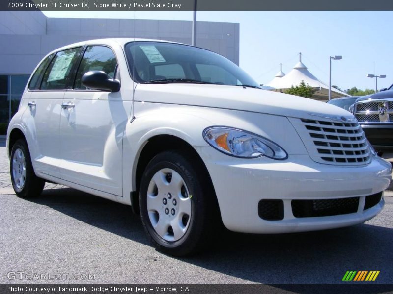 Stone White / Pastel Slate Gray 2009 Chrysler PT Cruiser LX