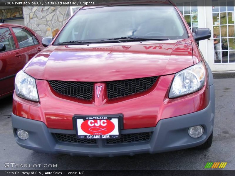 Salsa Red Metallic / Graphite 2004 Pontiac Vibe GT