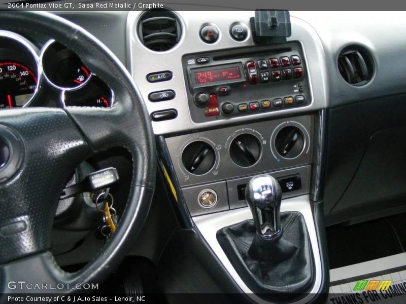 Salsa Red Metallic / Graphite 2004 Pontiac Vibe GT