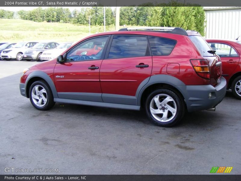 Salsa Red Metallic / Graphite 2004 Pontiac Vibe GT