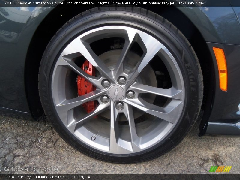 Nightfall Gray Metallic / 50th Anniversary Jet Black/Dark Gray 2017 Chevrolet Camaro SS Coupe 50th Anniversary