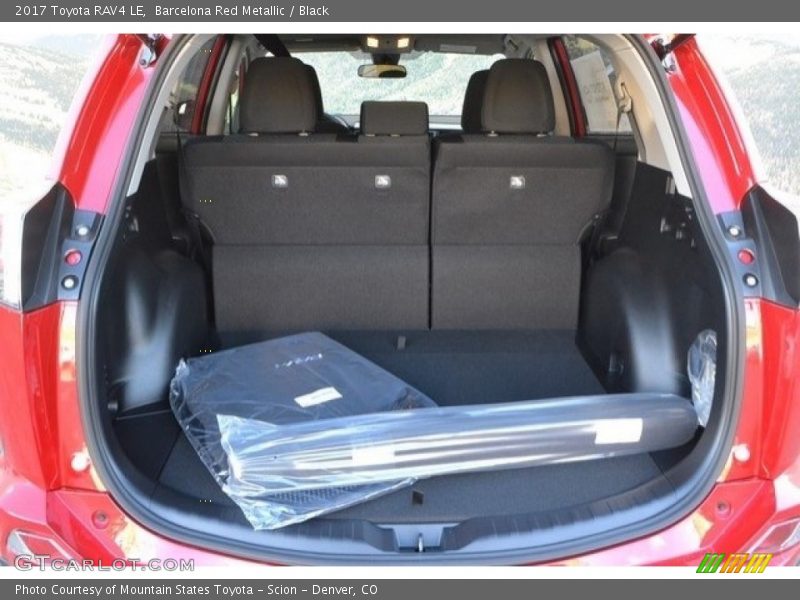Barcelona Red Metallic / Black 2017 Toyota RAV4 LE
