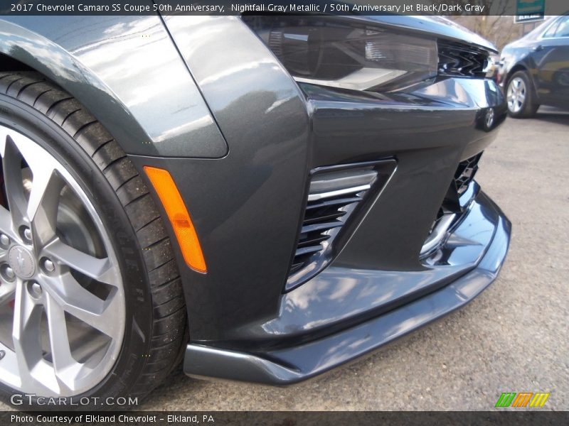Nightfall Gray Metallic / 50th Anniversary Jet Black/Dark Gray 2017 Chevrolet Camaro SS Coupe 50th Anniversary