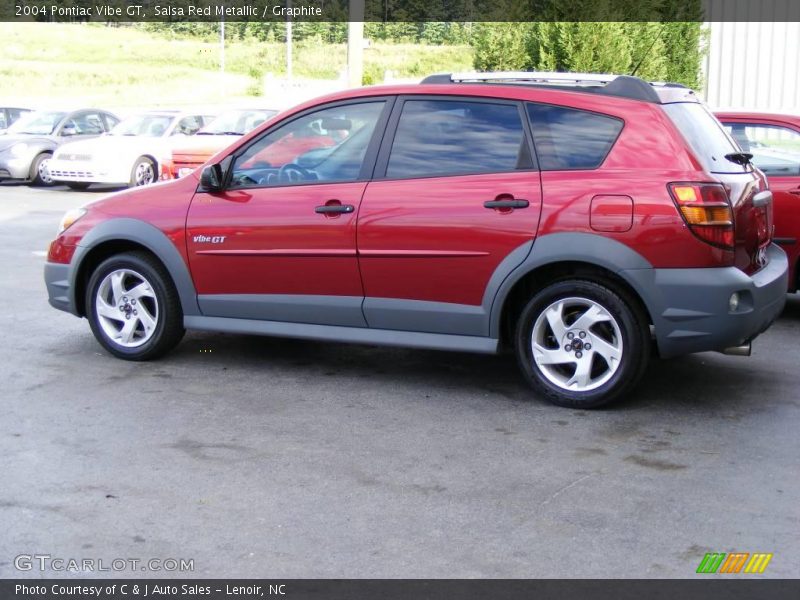 Salsa Red Metallic / Graphite 2004 Pontiac Vibe GT