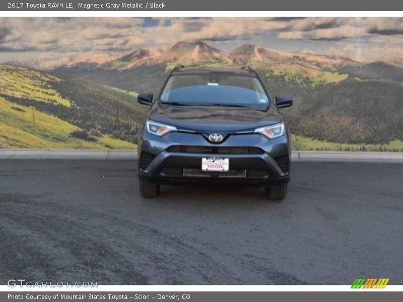 Magnetic Gray Metallic / Black 2017 Toyota RAV4 LE