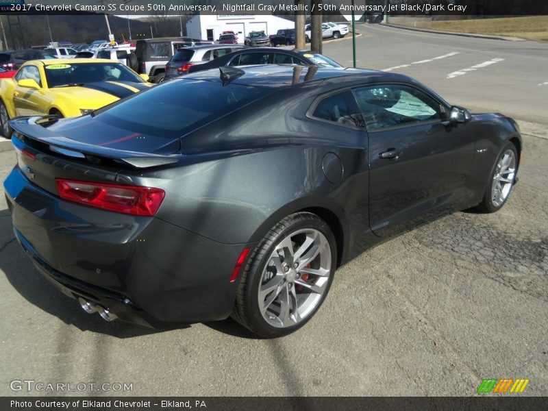 Nightfall Gray Metallic / 50th Anniversary Jet Black/Dark Gray 2017 Chevrolet Camaro SS Coupe 50th Anniversary