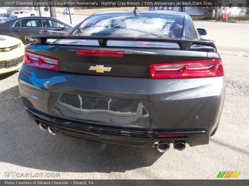 Nightfall Gray Metallic / 50th Anniversary Jet Black/Dark Gray 2017 Chevrolet Camaro SS Coupe 50th Anniversary