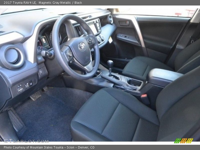 Magnetic Gray Metallic / Black 2017 Toyota RAV4 LE