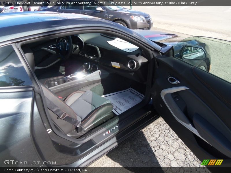 Nightfall Gray Metallic / 50th Anniversary Jet Black/Dark Gray 2017 Chevrolet Camaro SS Coupe 50th Anniversary