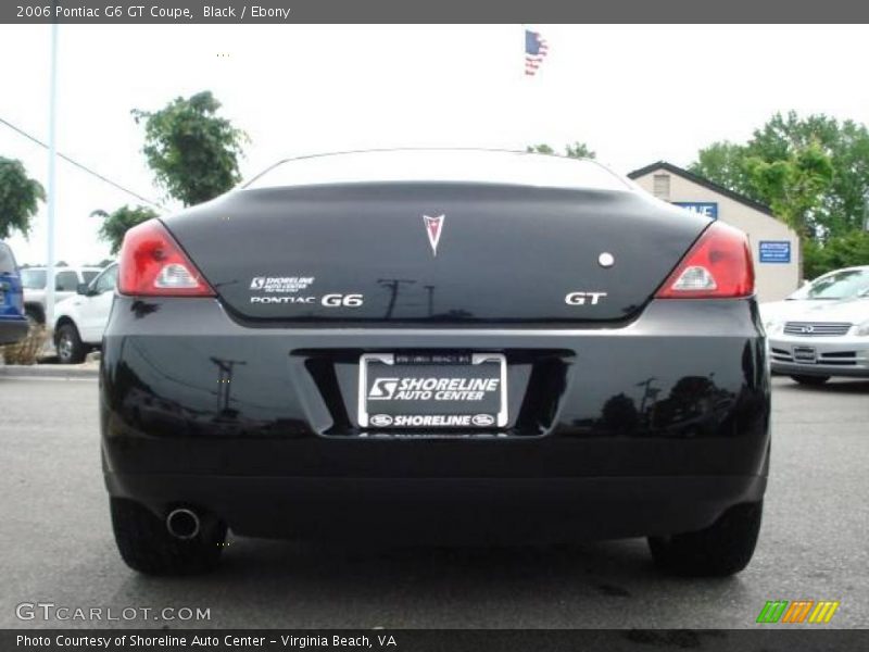 Black / Ebony 2006 Pontiac G6 GT Coupe